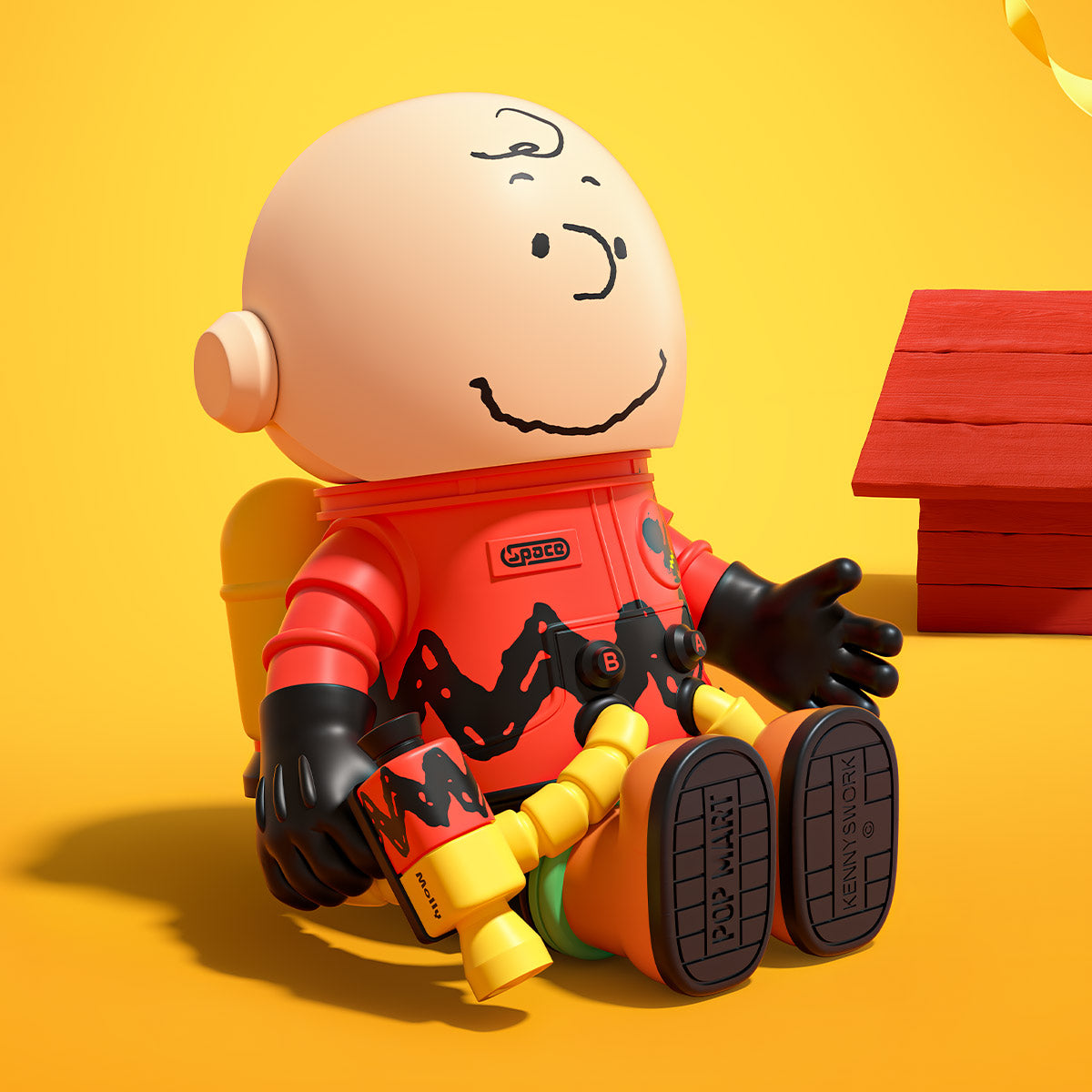 MEGA SPACE MOLLY 100% Charlie Brown & Snoopy