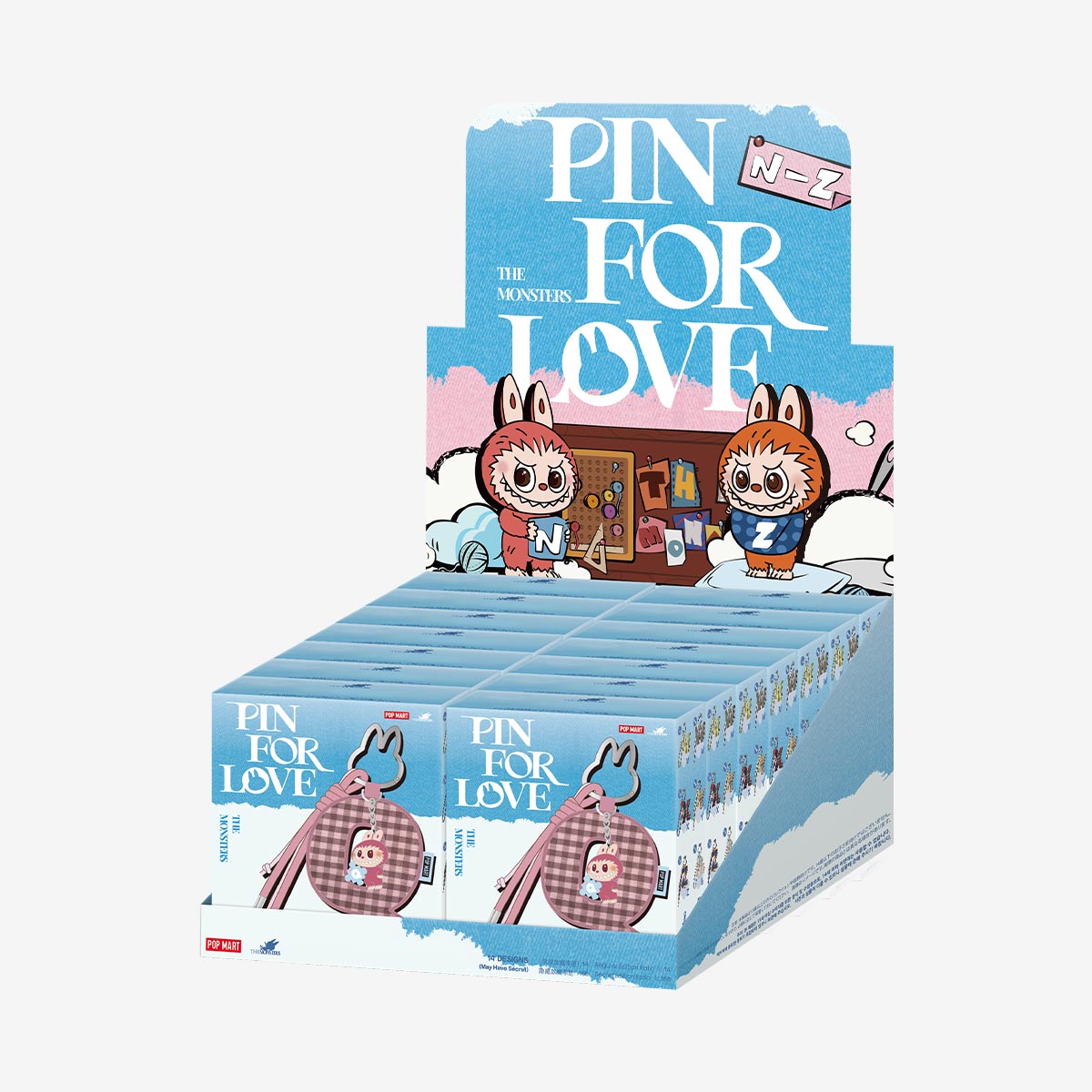 The Monster-Pin for Love Series-Letter Pendant Blind Box(A-M)und (N-Z)