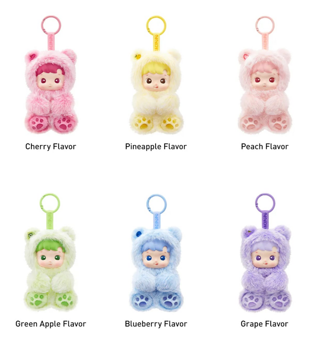 Hacipupu Gummy Bear Series-Vinyl Plush Pendant Blind Box
