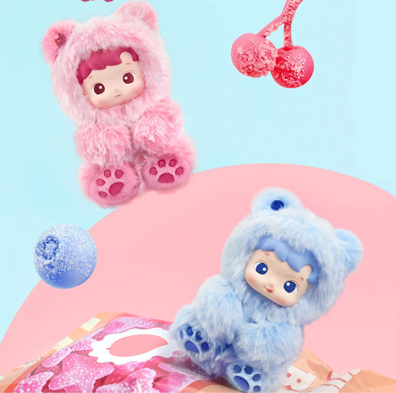 Hacipupu Gummy Bear Series-Vinyl Plush Pendant Blind Box