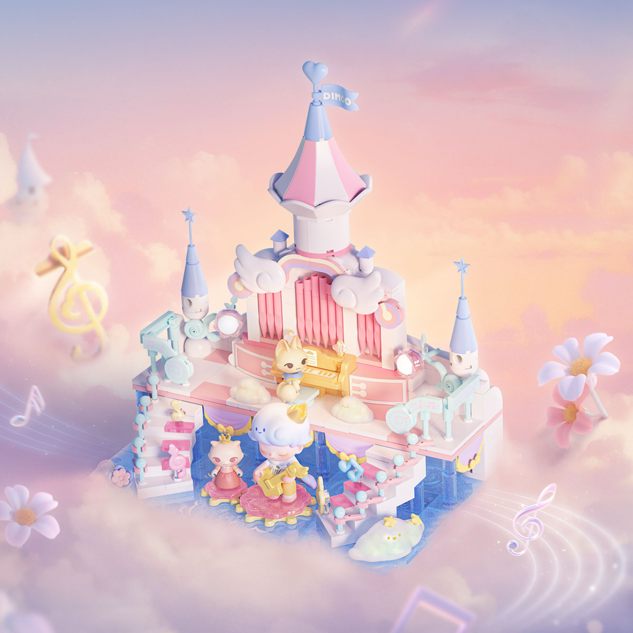 DIMOO Dream Melody Series Blocks 5teil