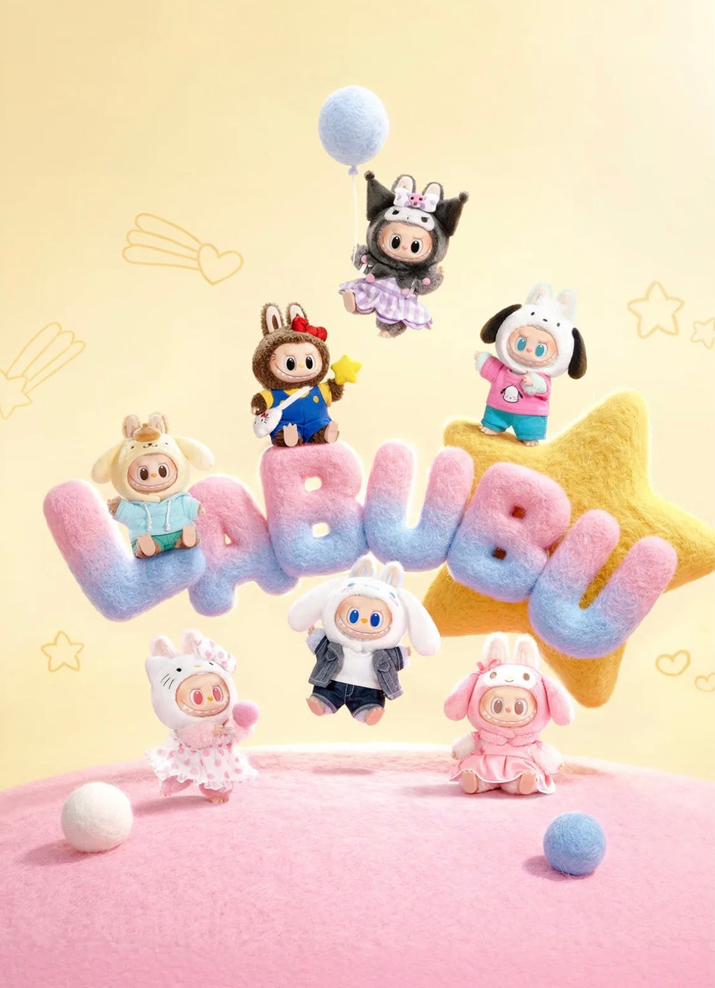 The Monsters × Hello Kitty and Friends