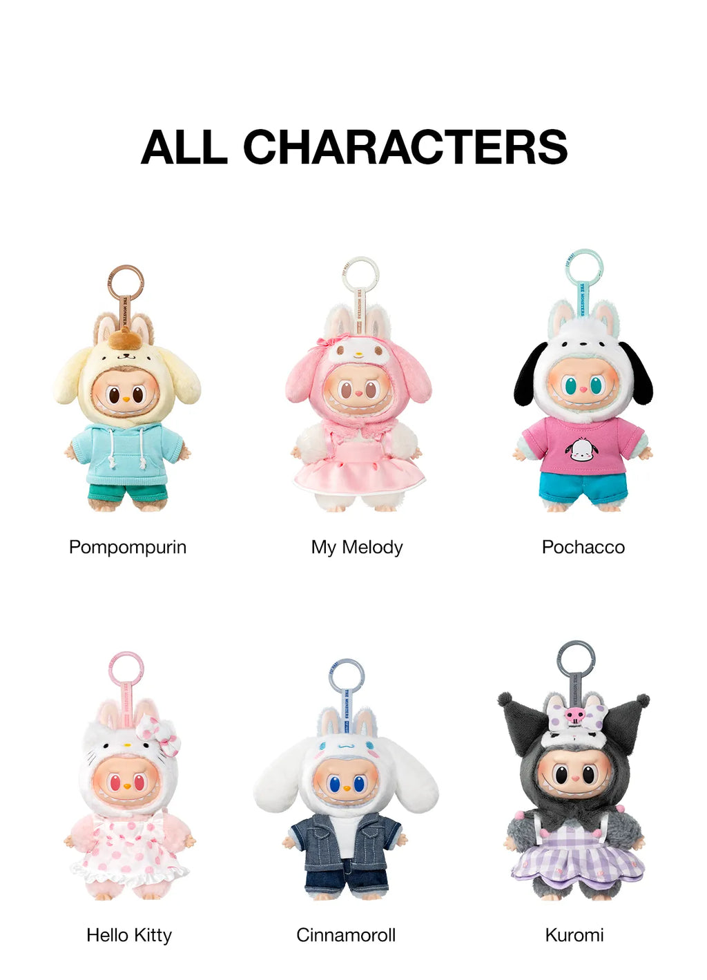 The Monsters × Hello Kitty and Friends